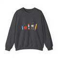 Teacher Supplies Crewneck — Cute School Supplies Graphic Sweatshirt