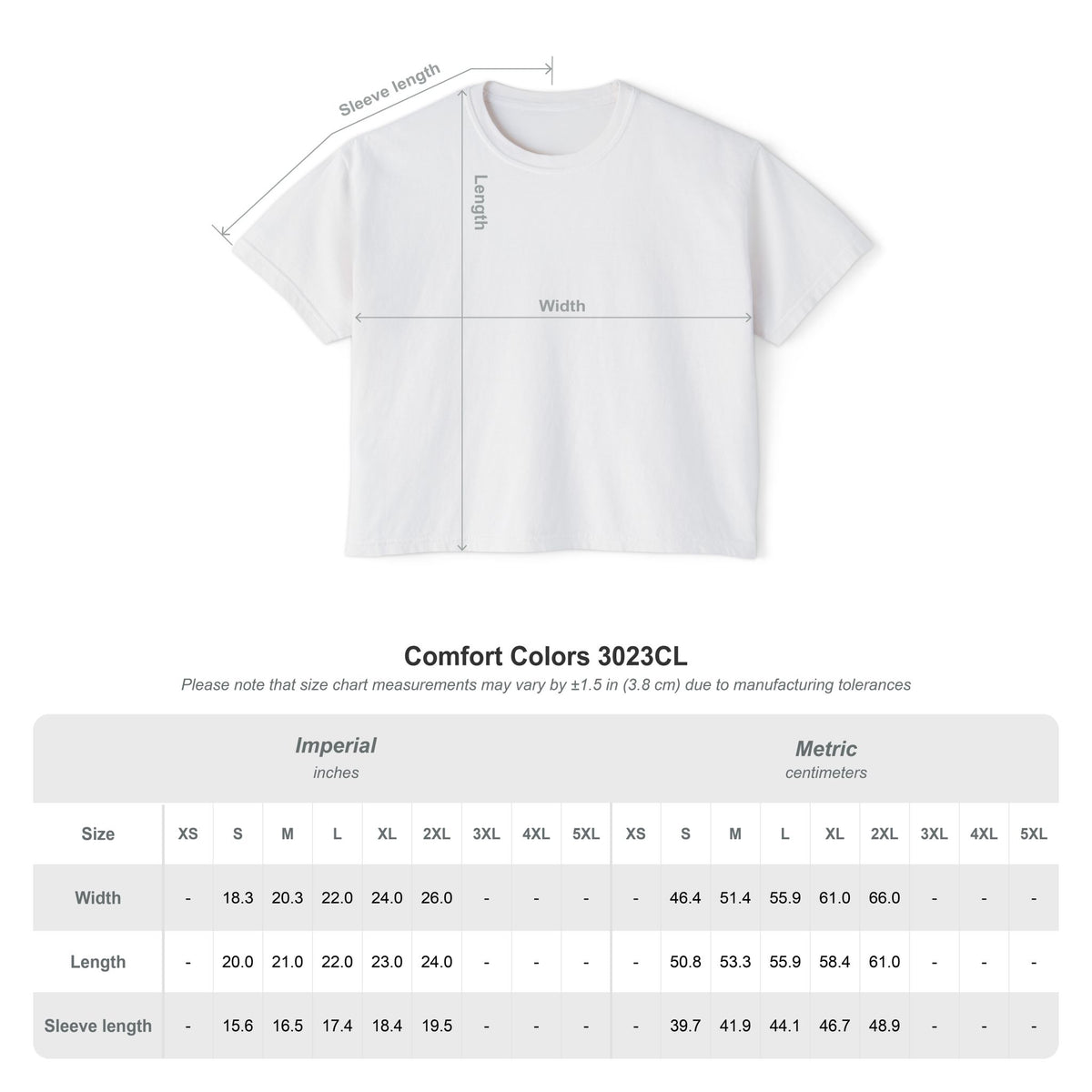 Boxy Tee — Colorful Markers Art Print Women's Cropped T‑Shirt